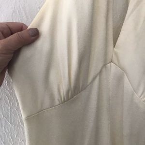 Juniors size 13 pure white halter dress. Beautiful flow. Vintage